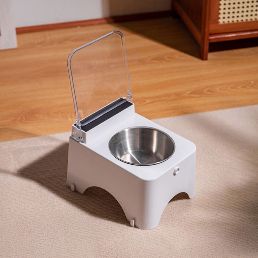 Touch-Free Induction Dustproof Neck Guard Pet Feeder