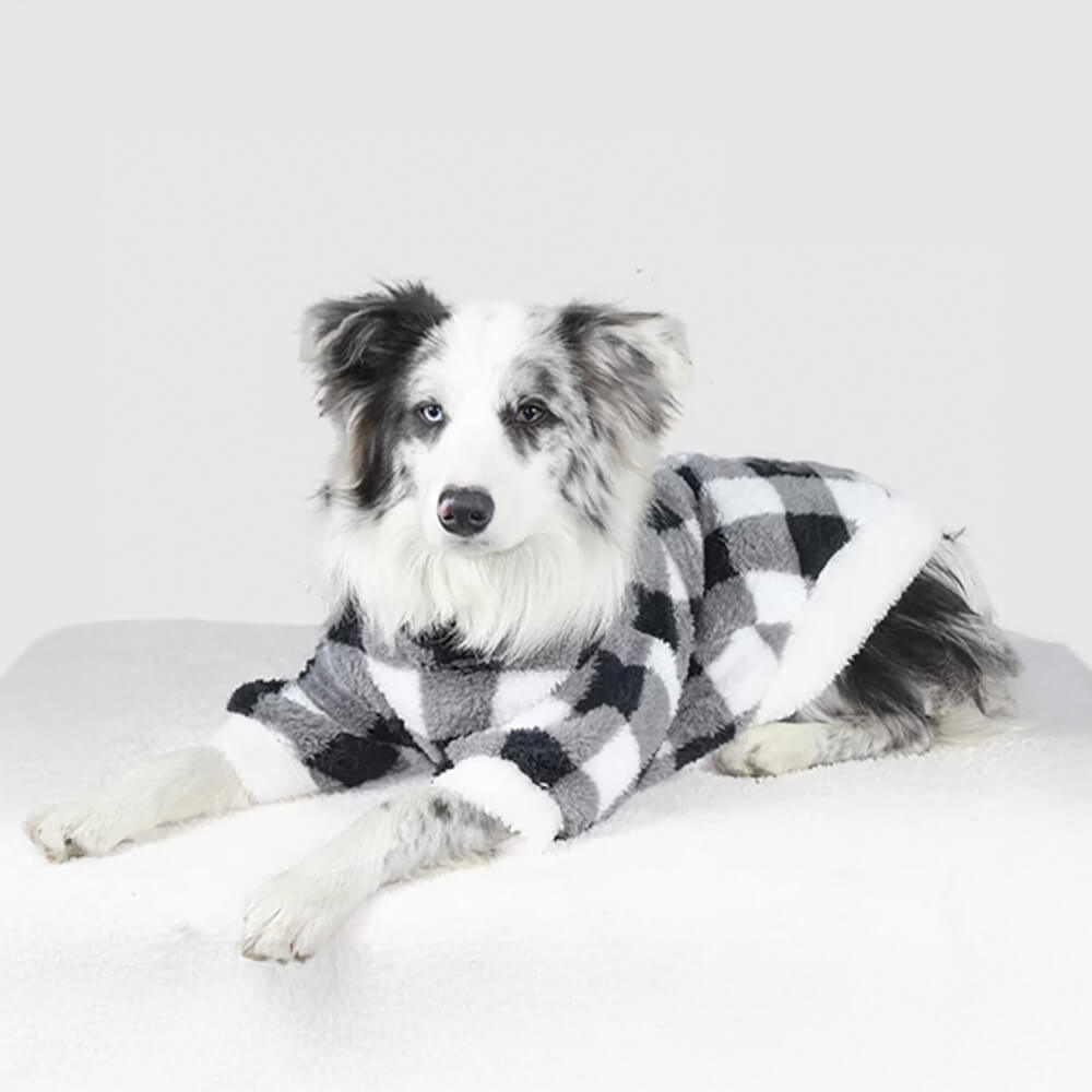 Pyjama chaud en polaire double face ultra doux pour chien