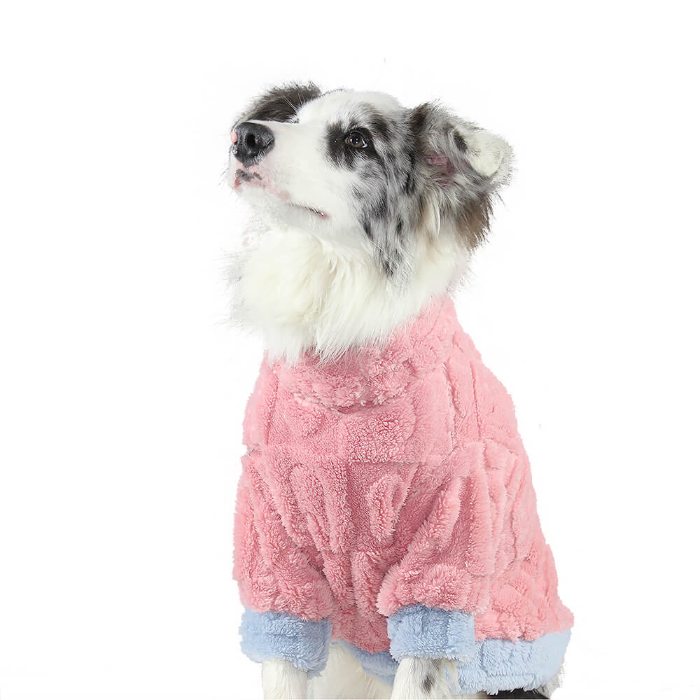 Pyjama chaud en polaire double face ultra doux pour chien