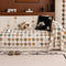 Vintage Classic Leaf Chenille Cozy Sofa Scratch-Resistant Throw Couch Cover