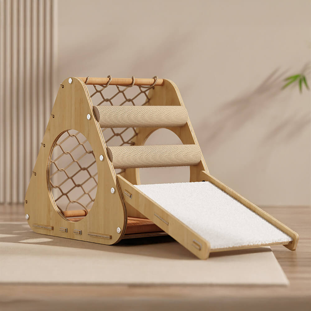 Durable Sisal Cat Scratching Board with Sloped Climbing Ramp