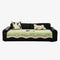 Banana Leaf Pattern Non-Slip Chenille Straight Couch Cover