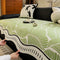 Banana Leaf Pattern Non-Slip Chenille Straight Couch Cover