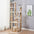 Breathable Rattan-Weave Sisal Multi-Level Cat Tree with Cozy Bed