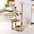 Breathable Rattan-Weave Sisal Multi-Level Cat Tree with Cozy Bed