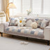 Garden Quilted Patchwork Soft Cotton Anti-Scratch Non-slip Couch Cover