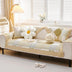 Garden Quilted Patchwork Soft Cotton Anti-Scratch Non-slip Couch Cover