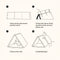 Triangular Foldable Self-Adhesive Scratch-Resistant Cat Scratching Board