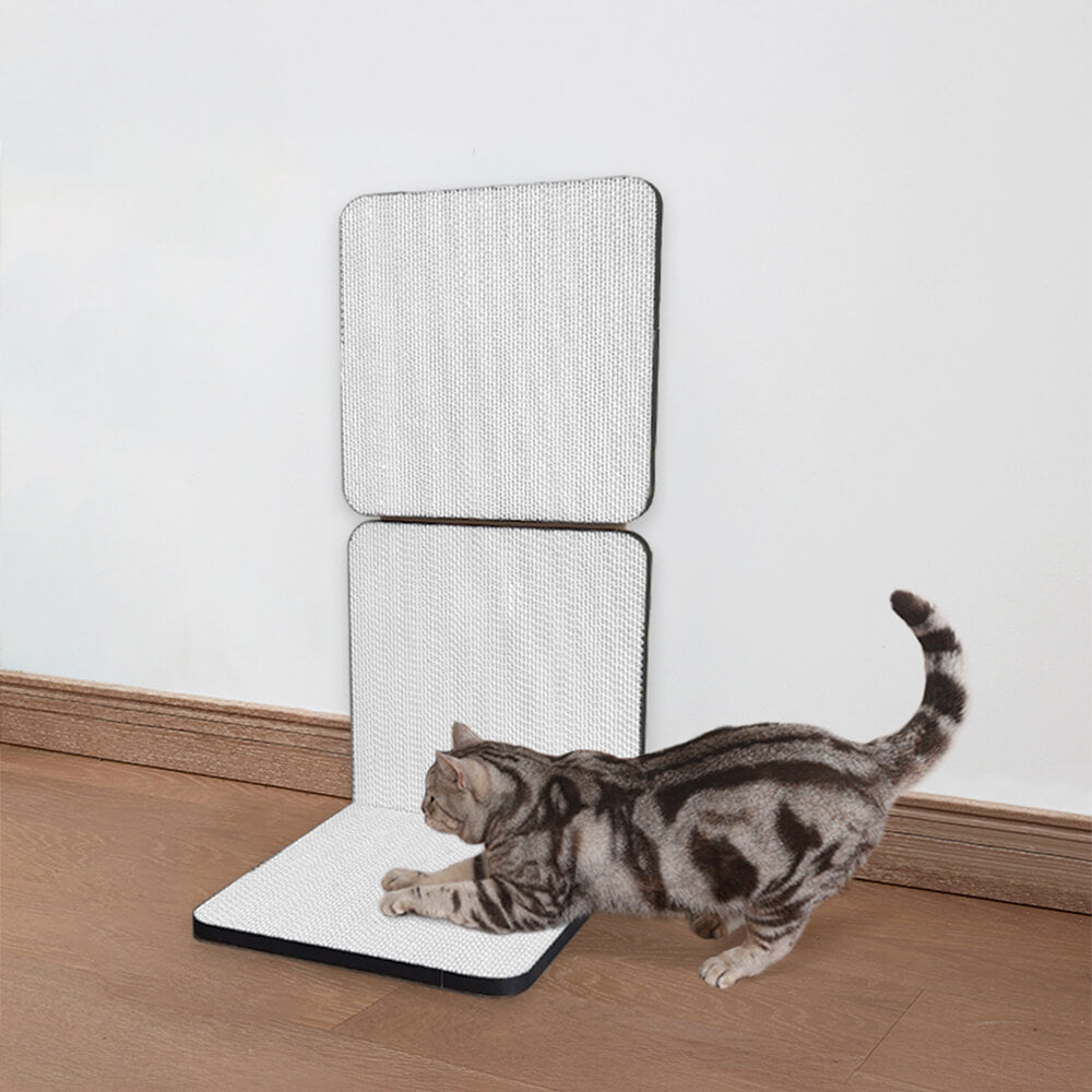Triangular Foldable Self-Adhesive Scratch-Resistant Cat Scratching Board