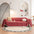 Festive Plaid Color Block Sofa Decoration Couch Cover
