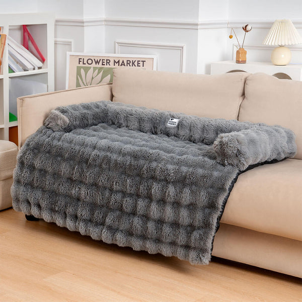 Esponjosa esponjosa calmante cama para perros sofá protector de mascotas de mascota