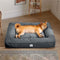 Soporte envolvente totalmente ortopédico cama para perros grande impermeable