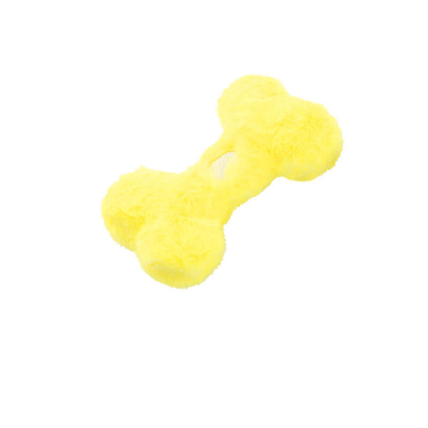 Juguete para perros de juguete de peluche chillido de huesos graciosos