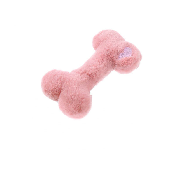 Juguete para perros de juguete de peluche chillido de huesos graciosos