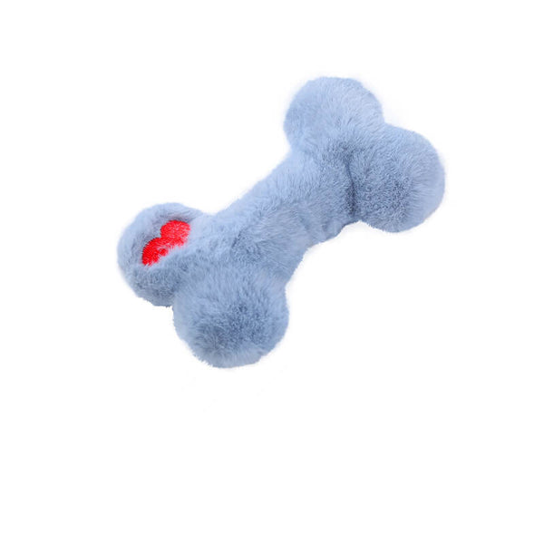 Juguete para perros de juguete de peluche chillido de huesos graciosos