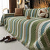 All-Season Colorful Leaf Chenille One Piece Throw Couch Cover