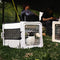 Breathable Foldable Hard-Shell Pet Carrier Crate for Cats & Small Dogs