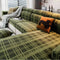 Checkered Stretch Universal Fully Fitted Anti-Cat Scratch Couch Cover - Suitable for All Seasons