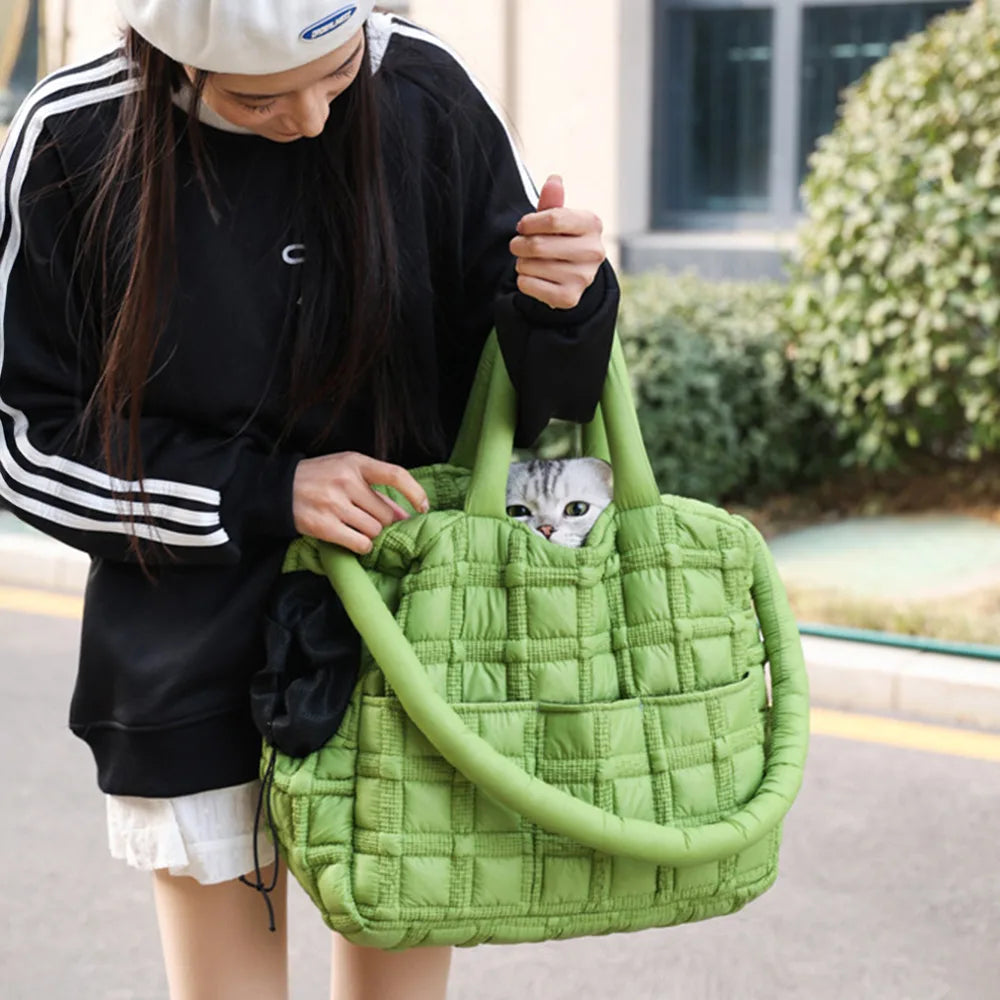 Cloud Puff Comfortable Water-repellent Breathable Portable Pet Travel Bag