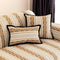 Color-Blocked Striped Chenille Non-Slip Couch Cover - Suitable For All Seasons