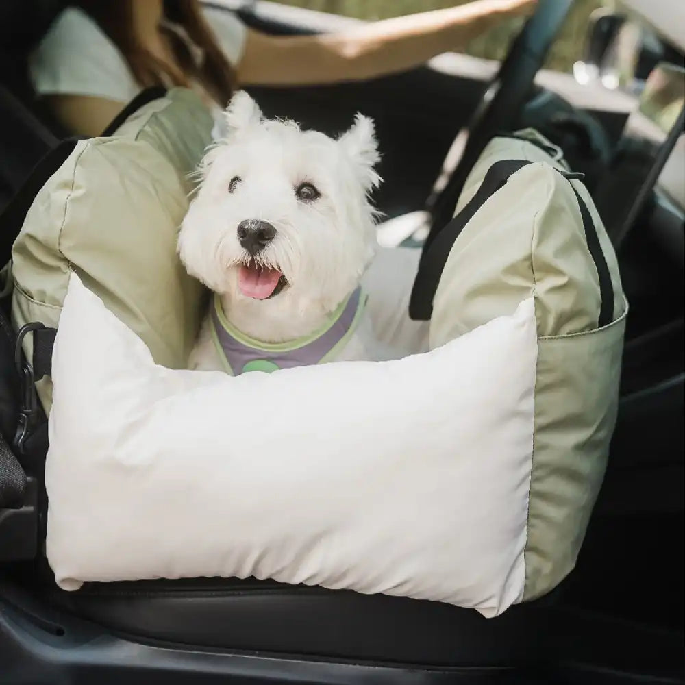 Color-block Travel Booster Multi-Functional Dog Car Seat Bed