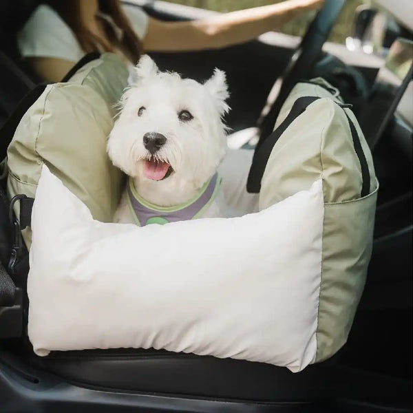 Color-block Travel Booster Multi-Functional Dog Car Seat Bed