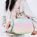 <tc>Color</tc>Bolsa de transporte portátil para mascotas, impermeable, de cuero PU, de moda colorida
