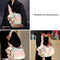 <tc>Color</tc>Bolsa de transporte portátil para mascotas, impermeable, de cuero PU, de moda colorida