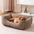 Corduroy Scratch-Resistant Breathable Detachable Comfort Dog Bed