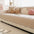 Cream Style Leaf Pattern Sofa Anti-Scratch Non-Slip Couch Cover