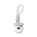 Cute Faux Leather Dog Keychain Strap – Fun Gift for Dog Lovers & Pet Parents