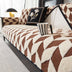 Diamond-Pattern Plush Couch Cover