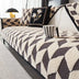 Diamond-Pattern Plush Couch Cover