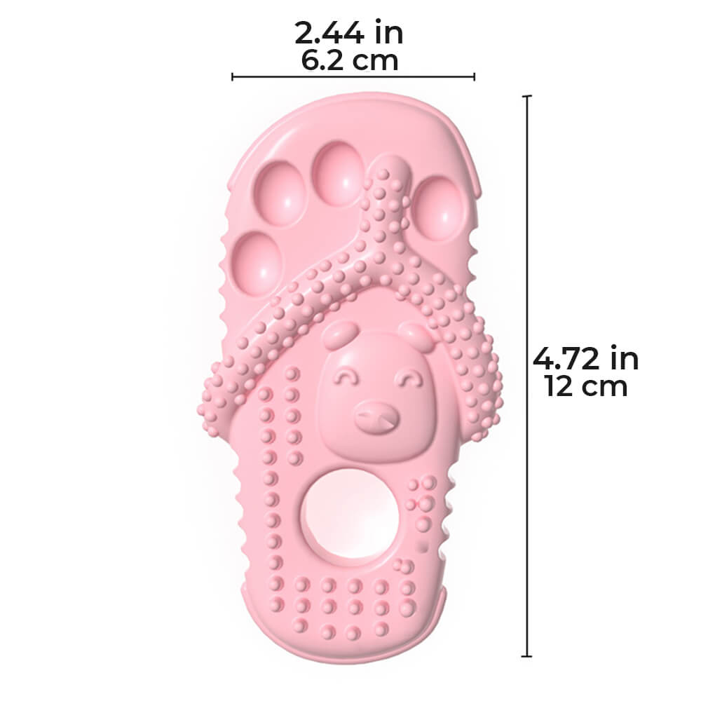 Pantoufles à mâcher pour chien, imperméables, résistantes aux morsures, jouet de nettoyage des dents