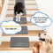 Modular Foam Dog Ramp Stairs for Staircase Stairs with Velcro
