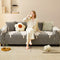 Herringbone Cozy Full-Wrap Stretch Magic Couch Cover