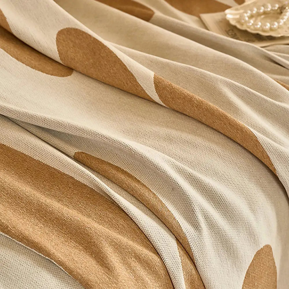 Ice Cream Wave Chenille All Seasons Universal Multifunctional Full Coverage Couch Cover