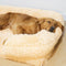 Long Plush - Lit pour chien à sommeil profond à support carré