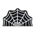 Luxurious Faux Cashmere Alfombra de Halloween: alfombra de diseño de araña suave y espeluznante