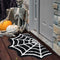 Luxuriöser Halloween-Teppich aus Kunstkaschmir – weicher und gruseliger Teppich im Spinnennetz-Design