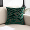 Oreiller de canapé de maison en velours coupé jacquard de luxe