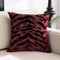 Oreiller de canapé de maison en velours coupé jacquard de luxe