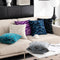 Oreiller de canapé de maison en velours coupé jacquard de luxe