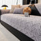 Modern Luxe Two-Tone Chenille Non-Slip Couch Cover