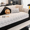 Modern Luxe Two-Tone Chenille Non-Slip Couch Cover