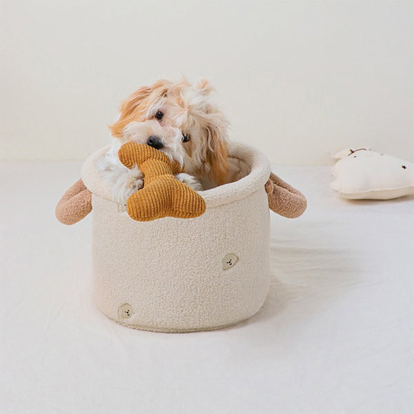Cesto di stoccaggio dei giocattolo per cani peluche durevoli multifunzionale