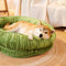 Support orthopédique ovale, lit confortable pour chien et chat, amovible