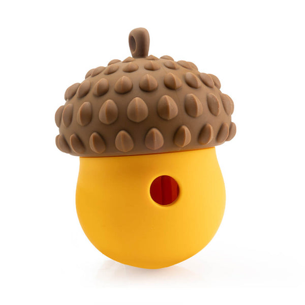 Forma de piña Flugación interactiva Bola de alimentación lenta comedero para perros juguete