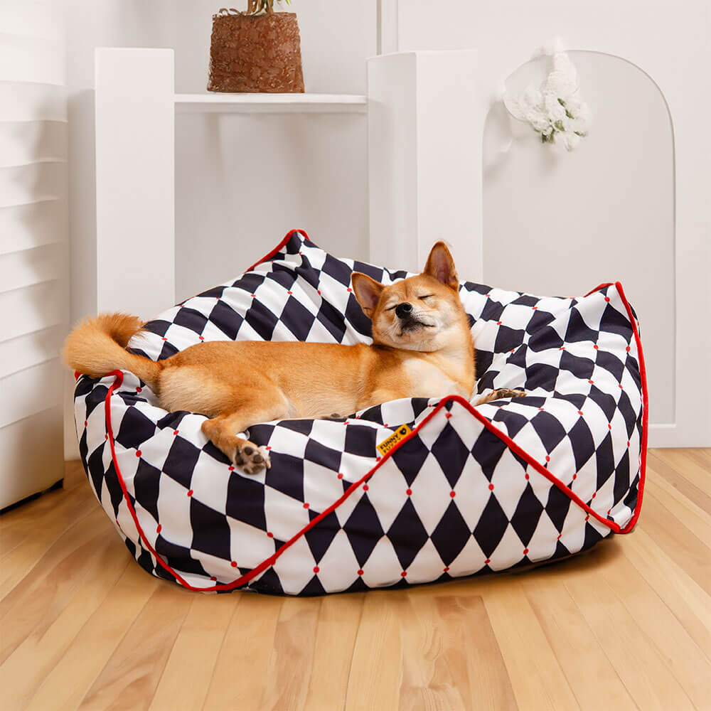 FunnyFuzzy Polygonal Pet Bean Bag Chair