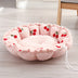 Cama de gato con temas de frutas de diseño suave